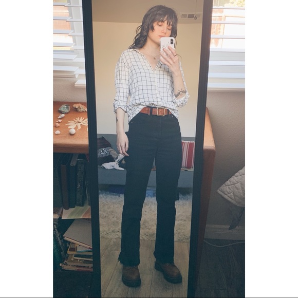 Vintage Tops - Cotton Button Up